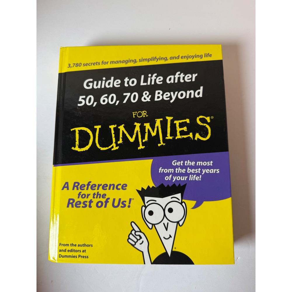 Guide to Life after 50 60 70 & Beyond For Dummies Hardcover Reference Book Wiley